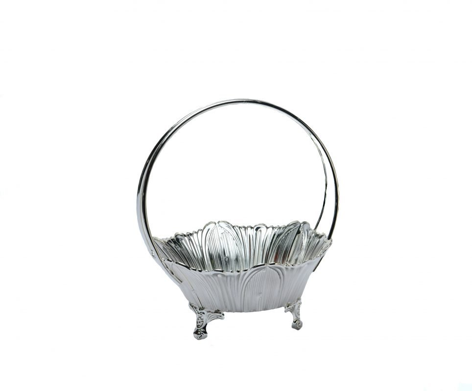 Silver Basket with Handle