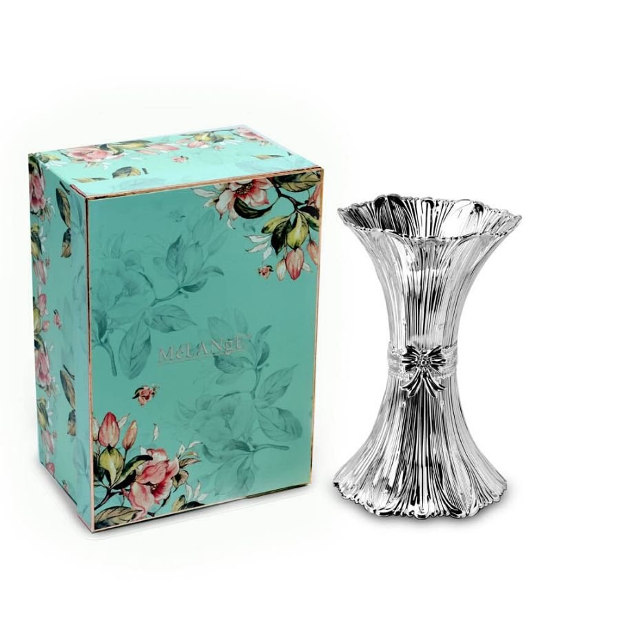Classic Silver Flower Vase