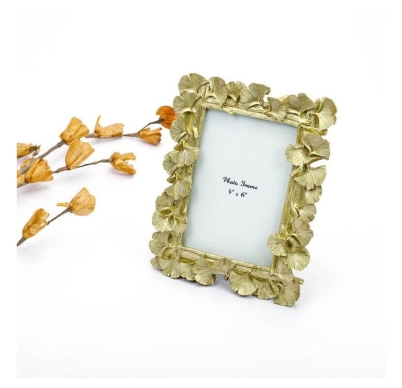 Fluted Leaf Design Photo Frame